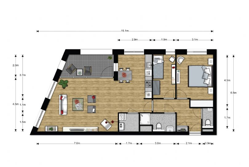 Afbeelding Bogaardenstraat 8 B02, 6211 SP Maastricht : 5